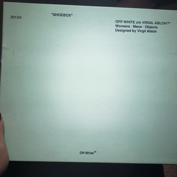 OFF-WHITE Wool Plaid Ankle Boots - Picture 8 of 8